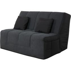 UB DESIGN Canapé lit Well bz 140 tissu anthracite matelas Simmons 45kg