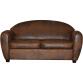 UB DESIGN Canapé tissu Werner 3 places fixe brun
