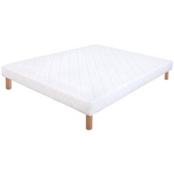 PLEIN SOMMEIL Sommier  90 x 200 Sommier tapissier 90x200cm coutil C01