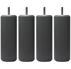 MRG Jeu de pieds Cylindre Cylindre H 15 cm D5.5 cm filetage 8 mm