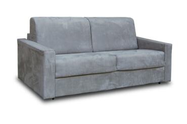 CITY Canapé lit Détroit 3 pl microfibre gris matelas 140 28 kg/m3