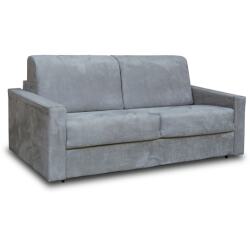 CITY Canapé lit Détroit 3 pl microfibre gris matelas 140 28 kg/m3