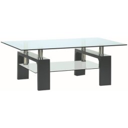 UB DESIGN Table basse Dana 100 x 60 cm noire