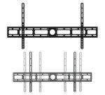 Supporto TV da muro - 42''- 80'' - inclinabile - nero - Irradio