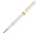 Penna stilografica Bailey Light - punta M - fusto bianco/oro - Cross