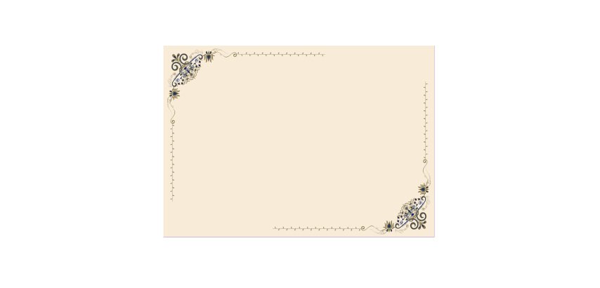 Diplomi - stampa offset volute - A4 - 120 gr - avorio - Sadoch - conf. 10 pezzi