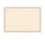 Diplomi - stampa offset fiori - A4 - 120 gr - avorio - Sadoch - conf. 10 pezzi
