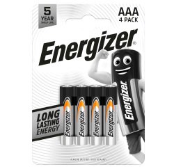 Pila ministilo AAA - 1,5V -  Everyday - LR03 - Energizer- blister 4 pezzi