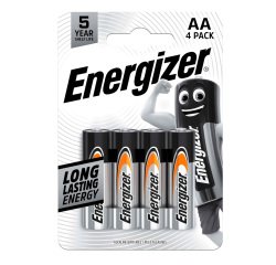 Pila stilo AA - 1,5V -  Everyday - LR6 - Energizer - blister 4 pezzi