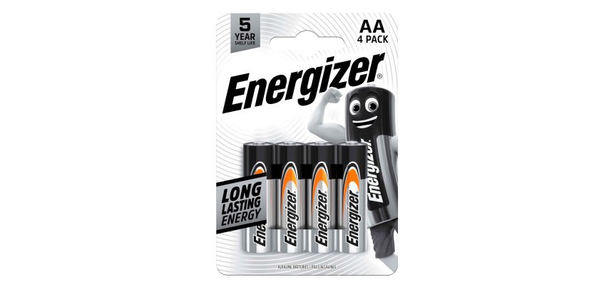 Pila stilo AA - 1,5V -  Everyday - LR6 - Energizer - blister 4 pezzi