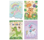 Biglietto Compleanno bambini - fantasie assortite - Rex Sadoch
