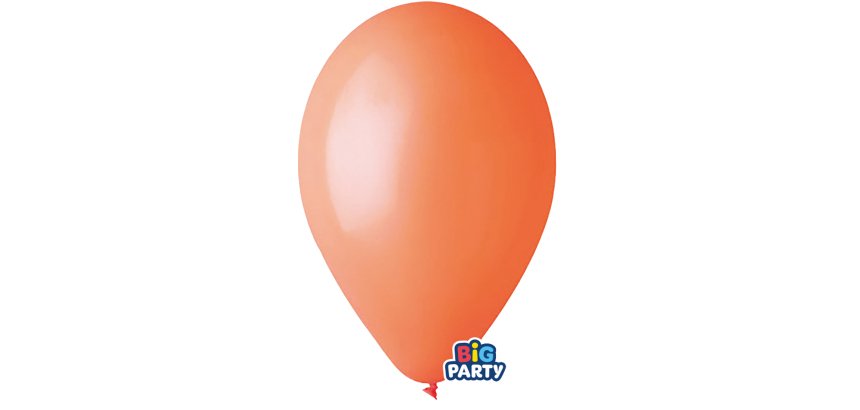 Palloncino - diametro 30 cm - lattice - arancione - conf. 10 pezzi