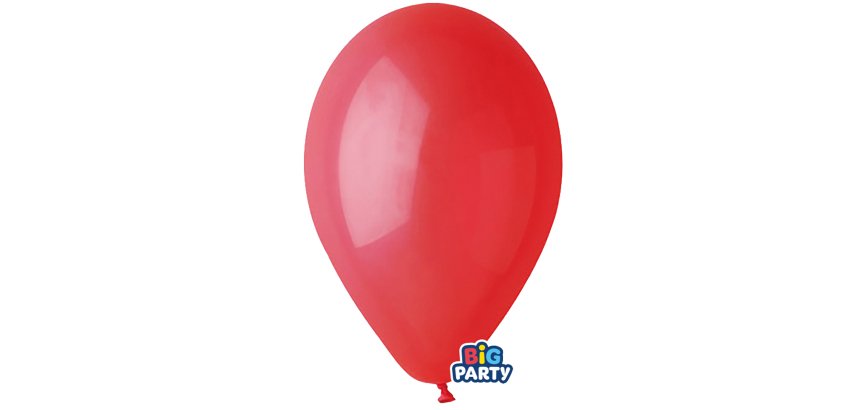 Palloncino - diametro 30 cm - lattice - rosso - conf. 10 pezzi