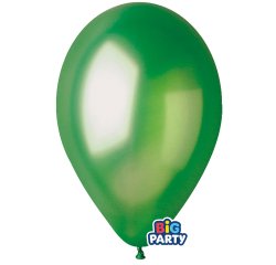 Palloncino - diametro 30 cm - lattice - verde - conf. 10 pezzi