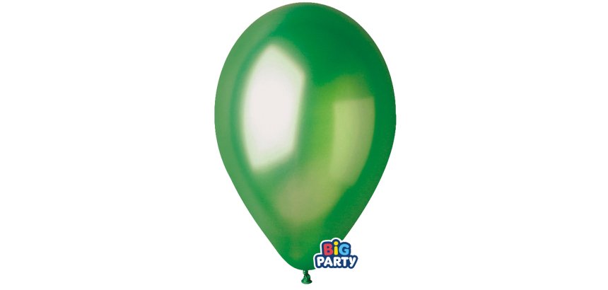 Palloncino - diametro 30 cm - lattice - verde - conf. 10 pezzi