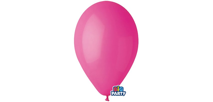 Palloncino - diametro 30 cm - lattice - fucsia - conf. 10 pezzi