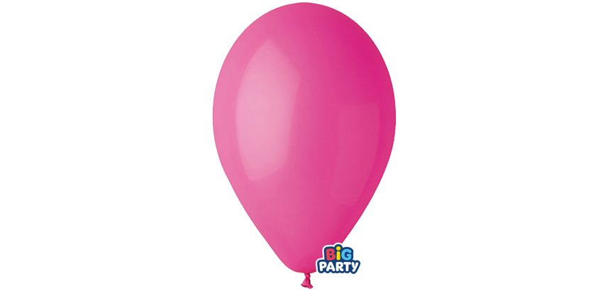 Palloncino - diametro 30 cm - lattice - fucsia - conf. 10 pezzi