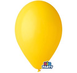 Palloncino - diametro 30 cm - lattice - giallo - conf. 10 pezzi