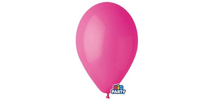 Palloncino - diametro 26 cm - lattice - fucsia - conf. 16 pezzi