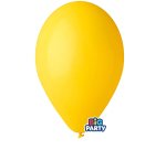 Palloncino - diametro 26 cm - lattice - giallo - conf. 16 pezzi