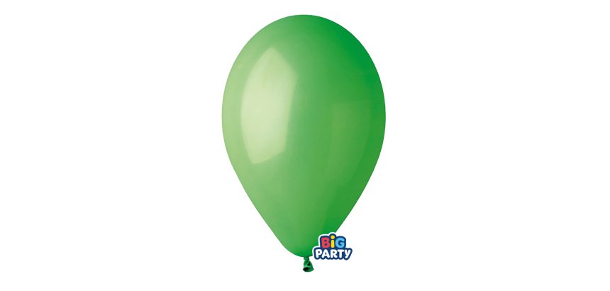 Palloncino - diametro 26 cm - lattice - verde - conf. 16 pezzi