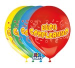 Palloncino - diametro 30 cm - lattice - Buon compleanno - conf. 8 pezzi