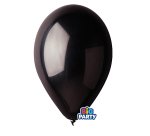 Palloncino - diametro 26 cm - lattice - nero - conf. 16 pezzi