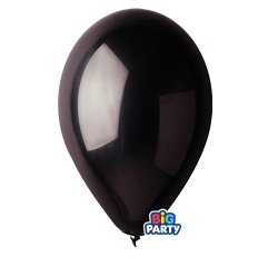 Palloncino - diametro 26 cm - lattice - nero - conf. 16 pezzi