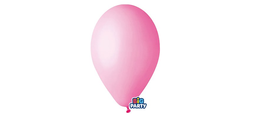 Palloncino - diametro 26 cm - lattice - rosa - conf. 16 pezzi