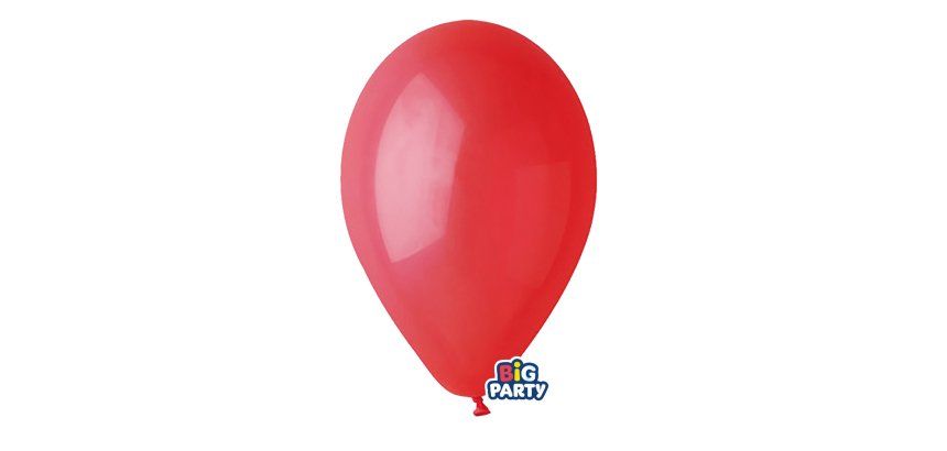 Palloncino - diametro 26 cm - lattice - rosso - conf. 16 pezzi