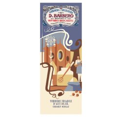 Tavoletta torrone friabile - con nocciole IGP - in astuccio - 150 gr - Barbero