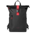Zaino Roll-top Drop2Go - 30 x 42 x 14 cm - gomma - nero - In Tempo