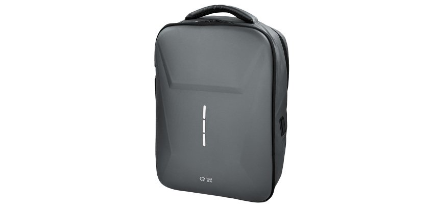 Zaino Titan Big - 15.6" - 30 x 42 x 15 cm - grigio - City Time