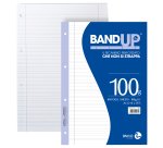 Ricambi BandUP forati rinforzati - A4 - rigo di 3a - 100gr - BM - conf. 40 pezzi
