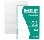 Ricambi BandUP forati rinforzati - A4 - 1 rigo c/margine - 100gr - BM - conf. 40 pezzi