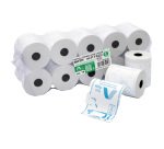 Rotolo per registratori di cassa - carta termica BPA free - 57 mm x 30 mt - 48 gr - diametro esterno 45 mm - anima 12 mm - Rotolific io Pugliese - blister 10 pezzi