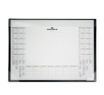 Sottomano in PP - con calendario e blocco appunti da 25 fogli - 60 x 43cm - nero - Durable