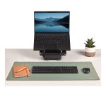 Fellowes Computer Desk Mat with Non-Slip Base Breyta Desk Mat with Antibacterial Protection Sage