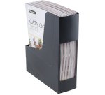 Portariviste Green2desk - in PS riciclato - 30 x 25,8 cm - dorso 9 cm - nero - Fellowes