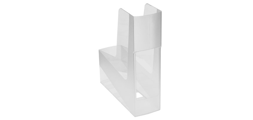 Portariviste Green2desk - in PS riciclato - 30 x 25,8 cm - dorso 9 cm - trasparente - Fellowes