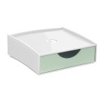 Cassettiera componibile Storage box -  18,6 x 18,5 x 6,4 cm  - verde salvia - Cep