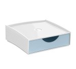 Cassettiera componibile Storage box -  18,6 x 18,5 x 6,4 cm  - azzurro chiaro - Cep