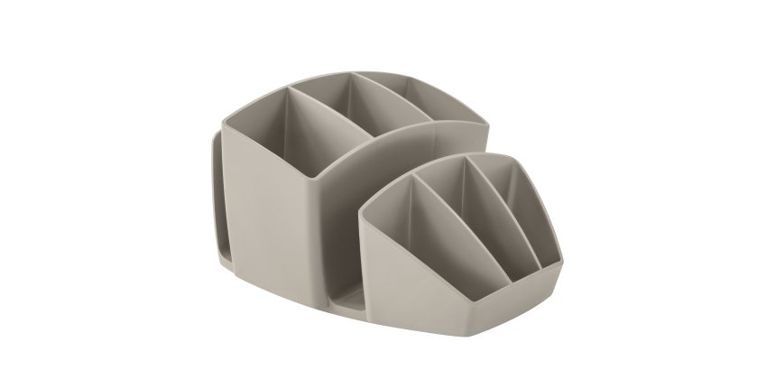 Desktop organizer Terra nova - sabbia - 118 x 89 x H98mm - CEP