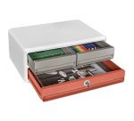 Cassettiera Moov'up Terra nova - 2 cassetti piccoli + 1 grande - 37 x 27,45 x 14,6 cm - multicolore - Cep