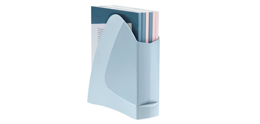 Portariviste 636 First - 25,7 x 26 cm - dorso 7,5 cm - azzurro chiaro - Cep