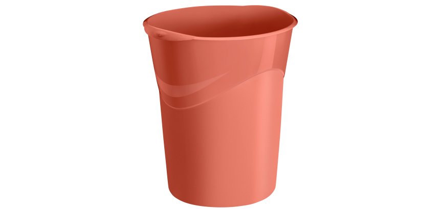 Cestino gettacarte Terra nova - altezza 33,4cm - diametro 30,5 cm - 14 L - terracotta - CEP