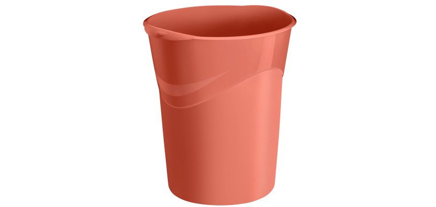 Cestino gettacarte Terra nova - altezza 33,4cm - diametro 30,5 cm - 14 L - terracotta - CEP