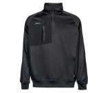 Felpa mezza zip Leeds - taglia M - nero - U-Power