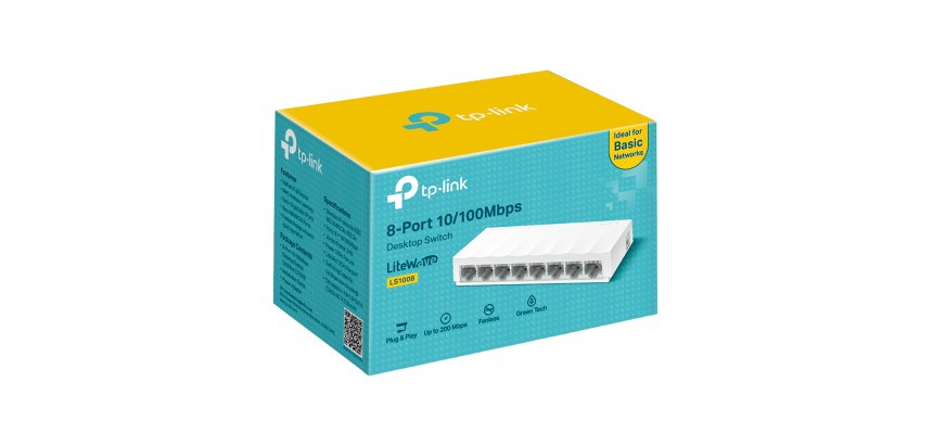 Switch Desktop - 8 Porte 10/100Mbps - Tp-Link