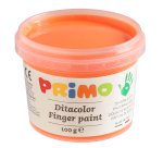Ditacolor colori a dita - 100ml  - c/pennello - valigetta 6 colori fluo - Primo